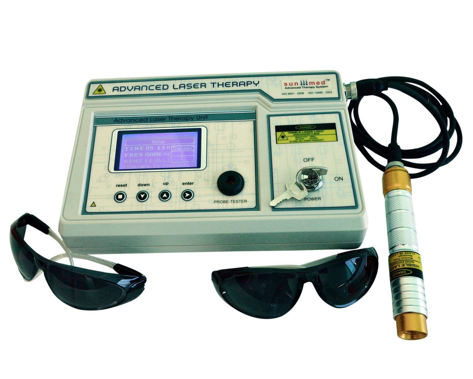 Computerized Low Level Laser Therapy (LLLT) Physiotherapy Machine : SUNMED