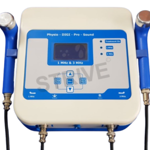 1 & 3 MHz Ultrasound Therapy Machine for Physiotherapy & Pain Relief : PHYSIOVA LCD