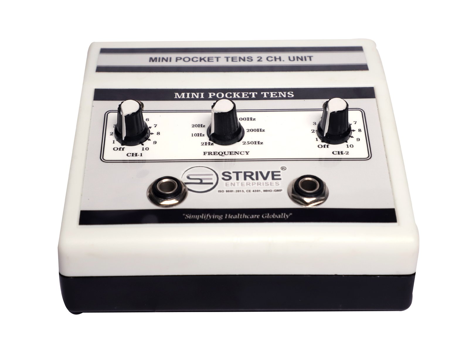 2 Channel TENS Electrotherapy Pain Relief Machine : POCKET - Image 3