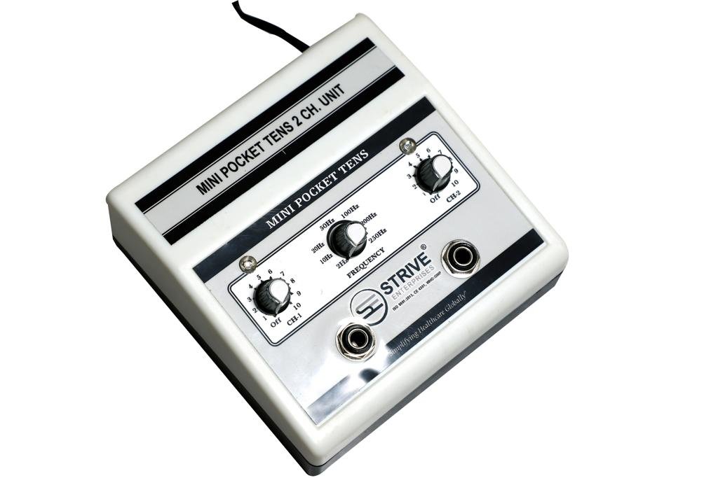 2 Channel TENS Electrotherapy Pain Relief Machine : POCKET