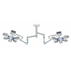 Double Dome 90+90 LED Surgical OT Light | Ceiling Mounted Operating Light : STRIVE NOVA