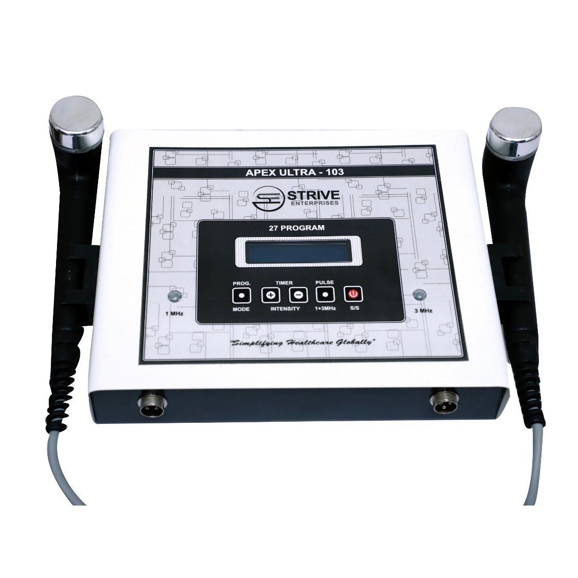 1 & 3 MHz Ultrasound Therapy Machine for Physiotherapy & Pain Relief : APEX - Image 2