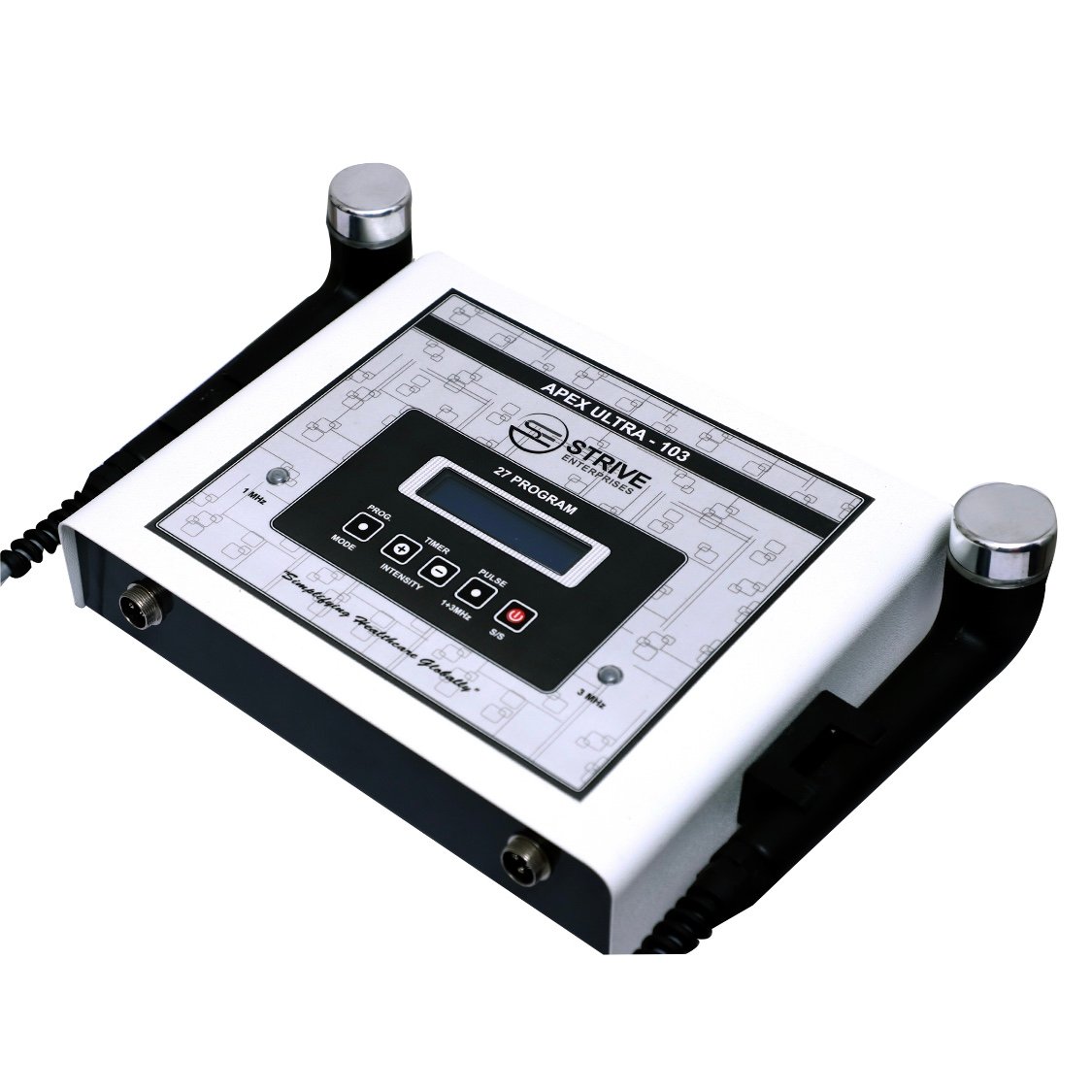 1 & 3 MHz Ultrasound Therapy Machine for Physiotherapy & Pain Relief : APEX - Image 3