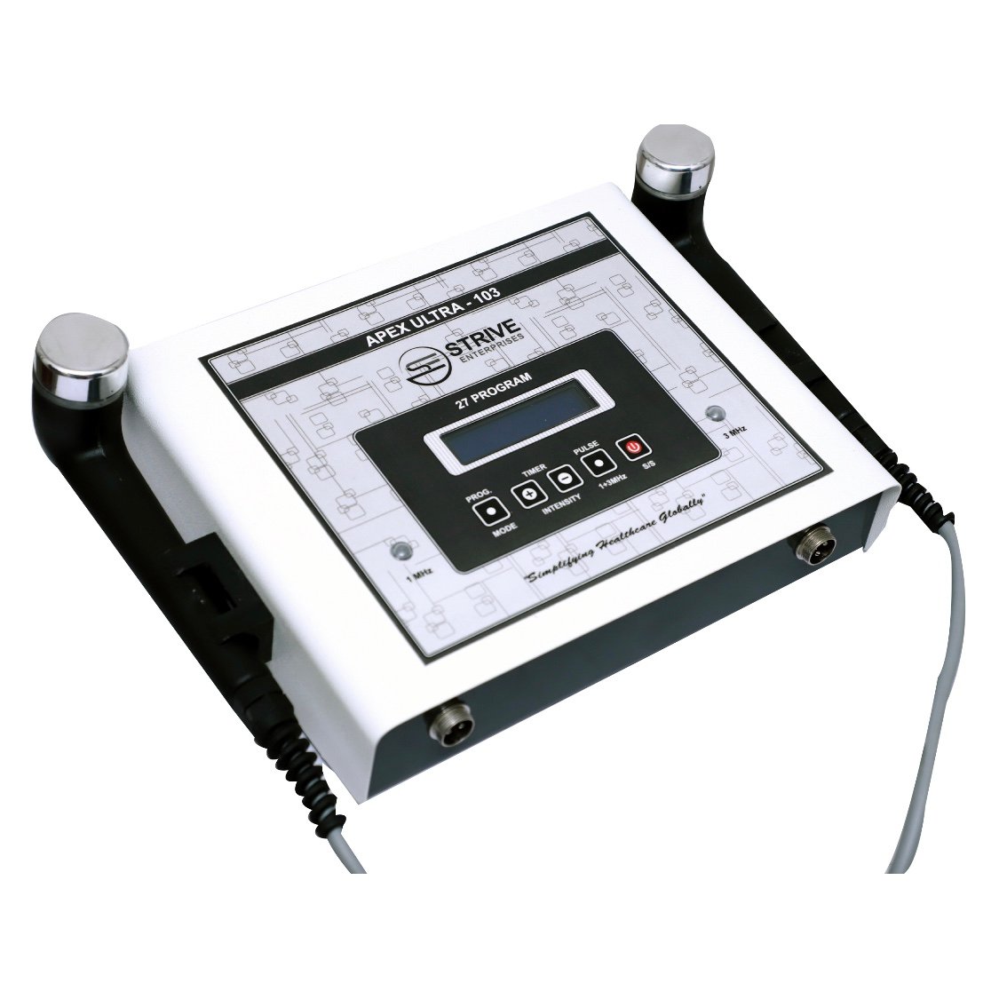 1 & 3 MHz Ultrasound Therapy Machine for Physiotherapy & Pain Relief : APEX