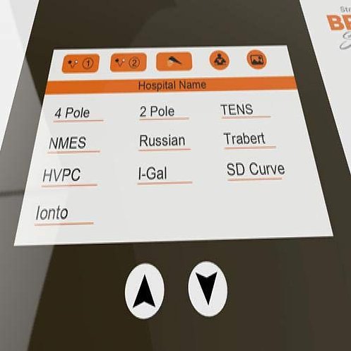 Combination Therapy Machine – IFT, Ultrasound, TENS, Russian & Muscle Stimulator : BRIO - Image 3