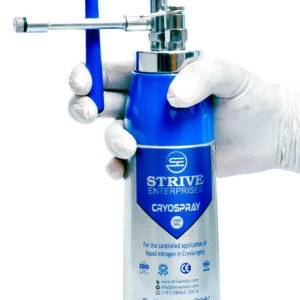 Mini Cryo Gun Liquid Nitrogen Sprayer Can for Dermatology (350ML) : BLUE