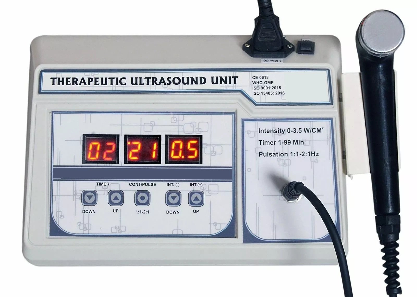 1MHz Ultrasound Therapy Machine for Physiotherapy & Pain Relief : FND