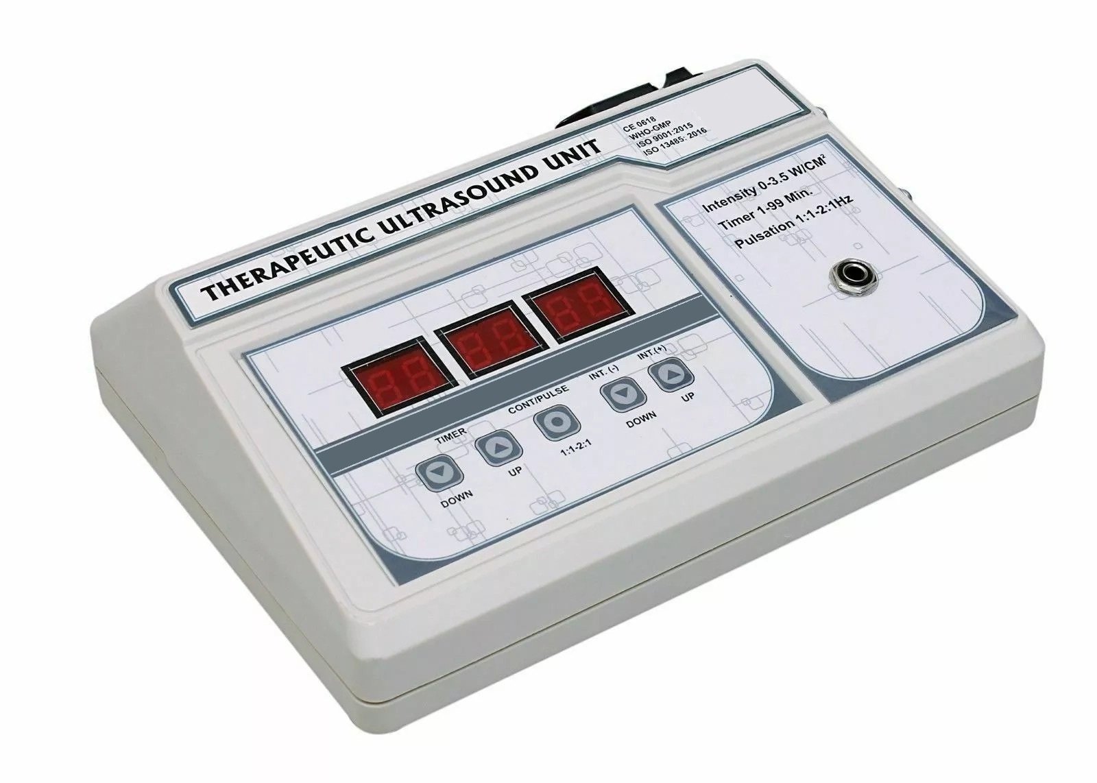 1MHz Ultrasound Therapy Machine for Physiotherapy & Pain Relief : FND - Image 3