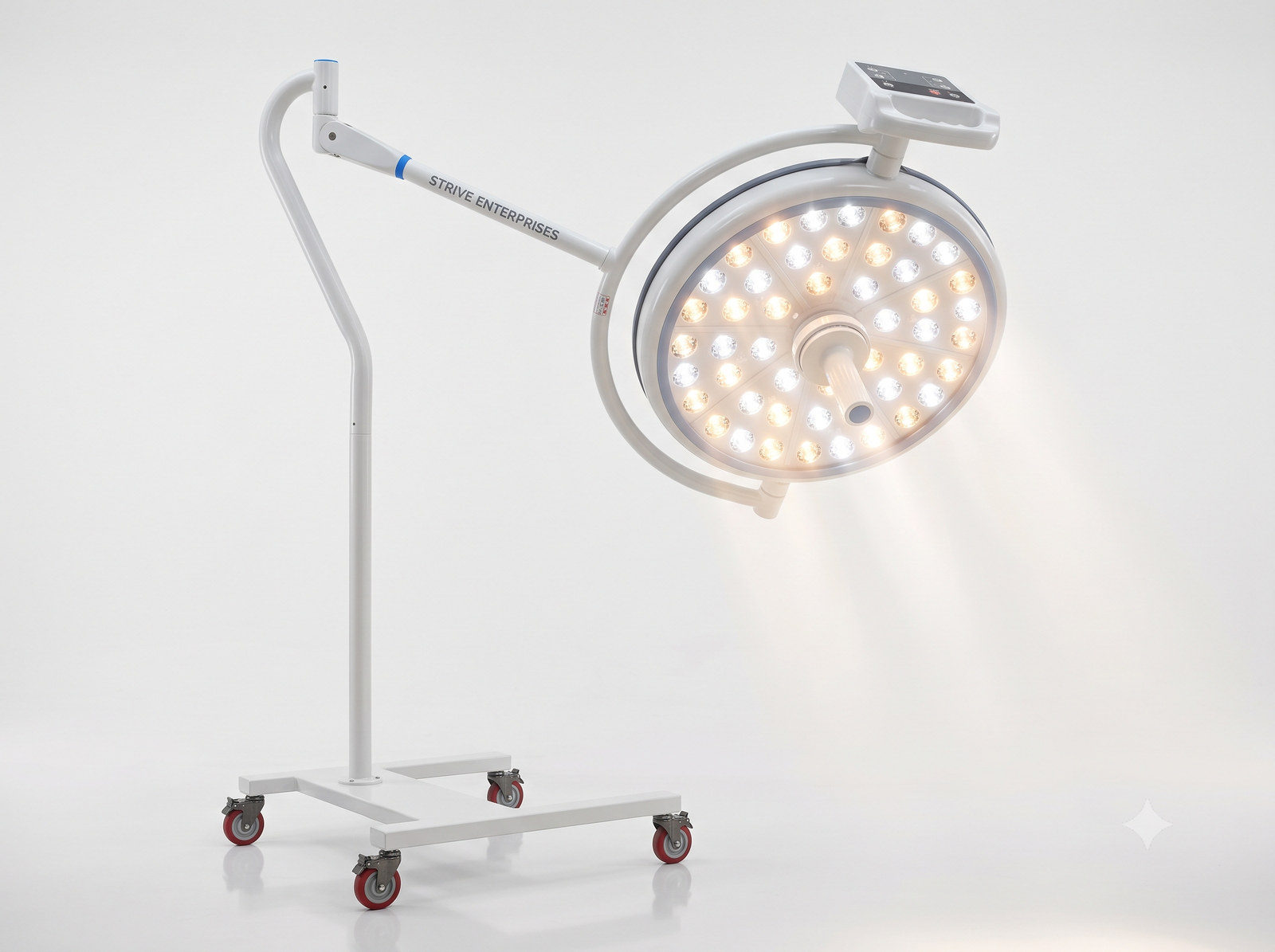 Mobile / Floor Standing 48 LED OT Surgical Light – Shadowless Light : STRIVE PRIME - Image 2