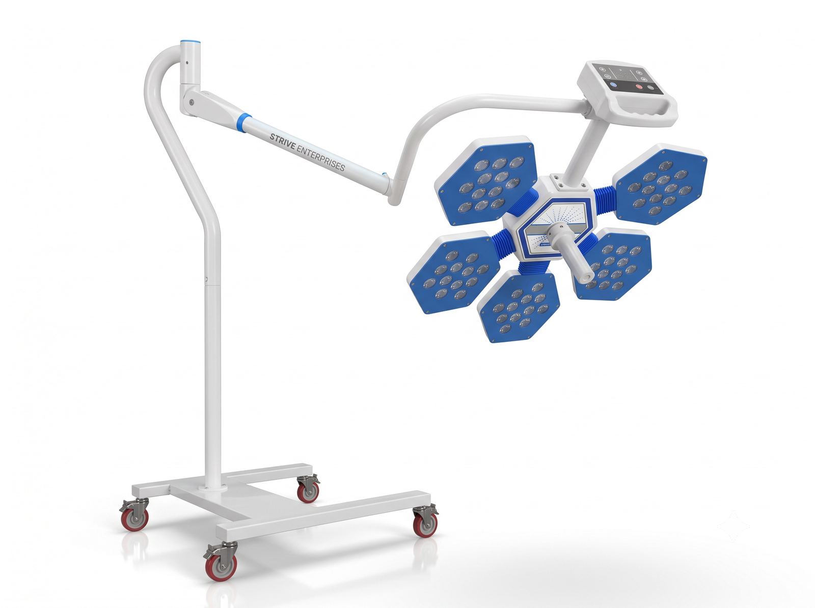 Mobile / Floor Standing 60 LED OT Surgical Light – Shadowless Light : STRIVE RAY - Image 2
