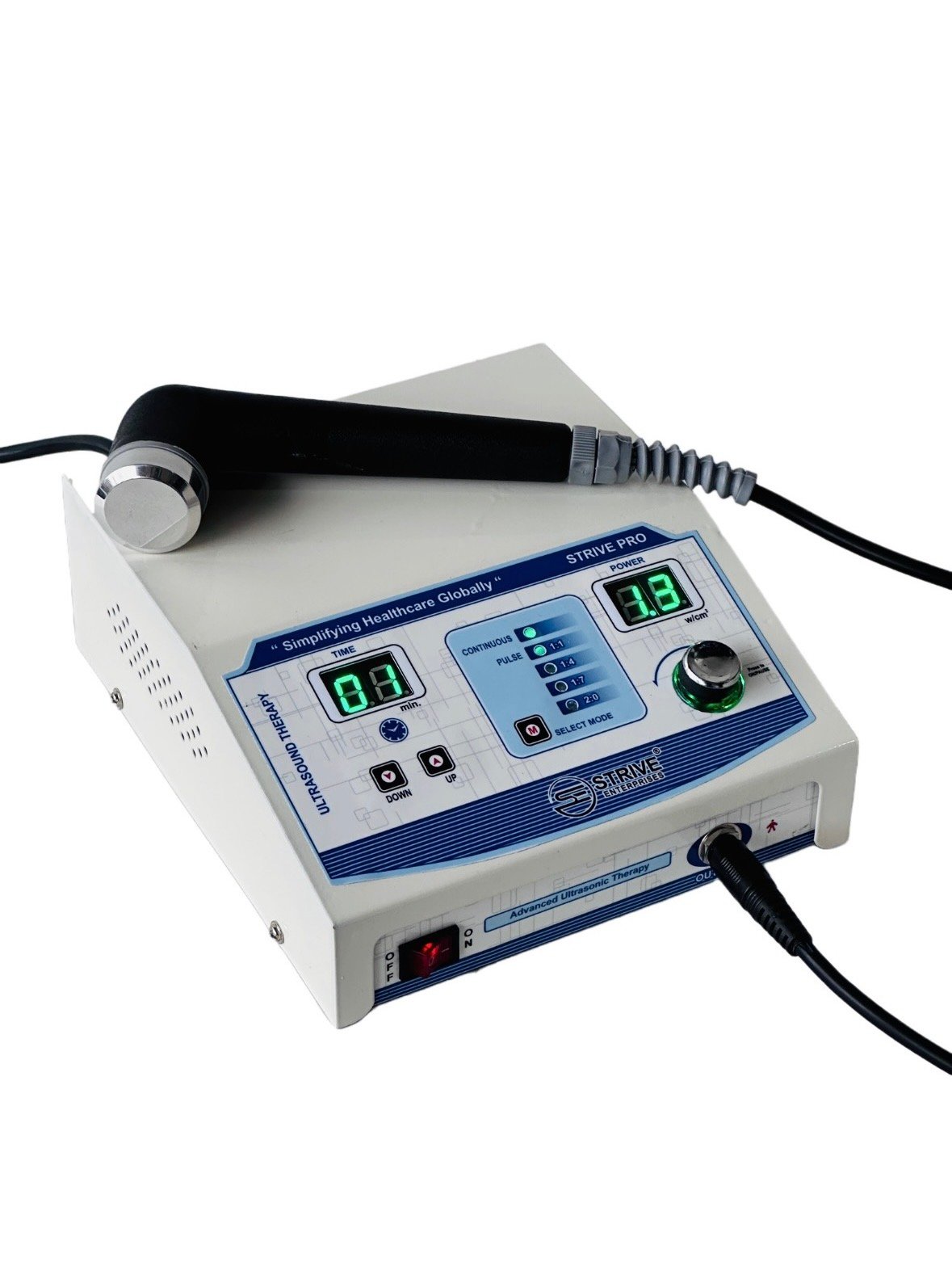 1MHz Ultrasound Therapy Machine for Physiotherapy & Pain Relief : STRIVE PRO - Image 3