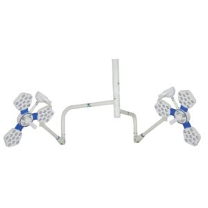Double Dome LED 33+33 Surgical OT Light | Ceiling Mounted Operating Light : OSSIO 303
