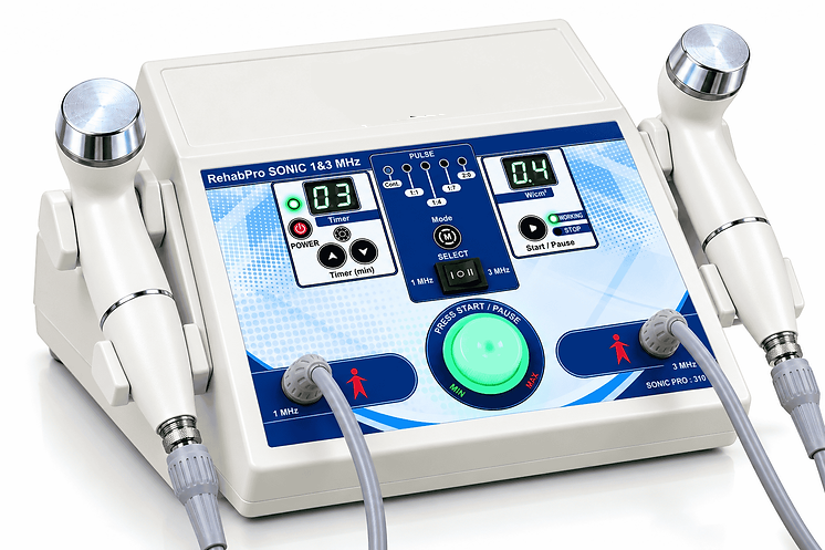 1 & 3 MHz Ultrasound Therapy Machine for Physiotherapy & Pain Relief : PHYSION - Image 2