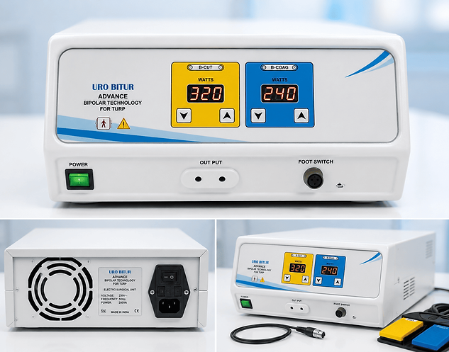 300 Watt Electrosurgical Bipolar TURP Generator : URO BITUR - Image 2