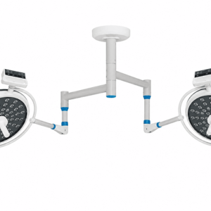 Double Dome LED Surgical OT Light | Ceiling Mounted Shadow less Operating Light : 48+48