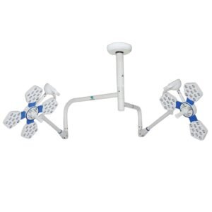 Double Dome LED 44+33 LED Surgical OT Light | Ceiling Mounted Operating Light : OSSIO 403