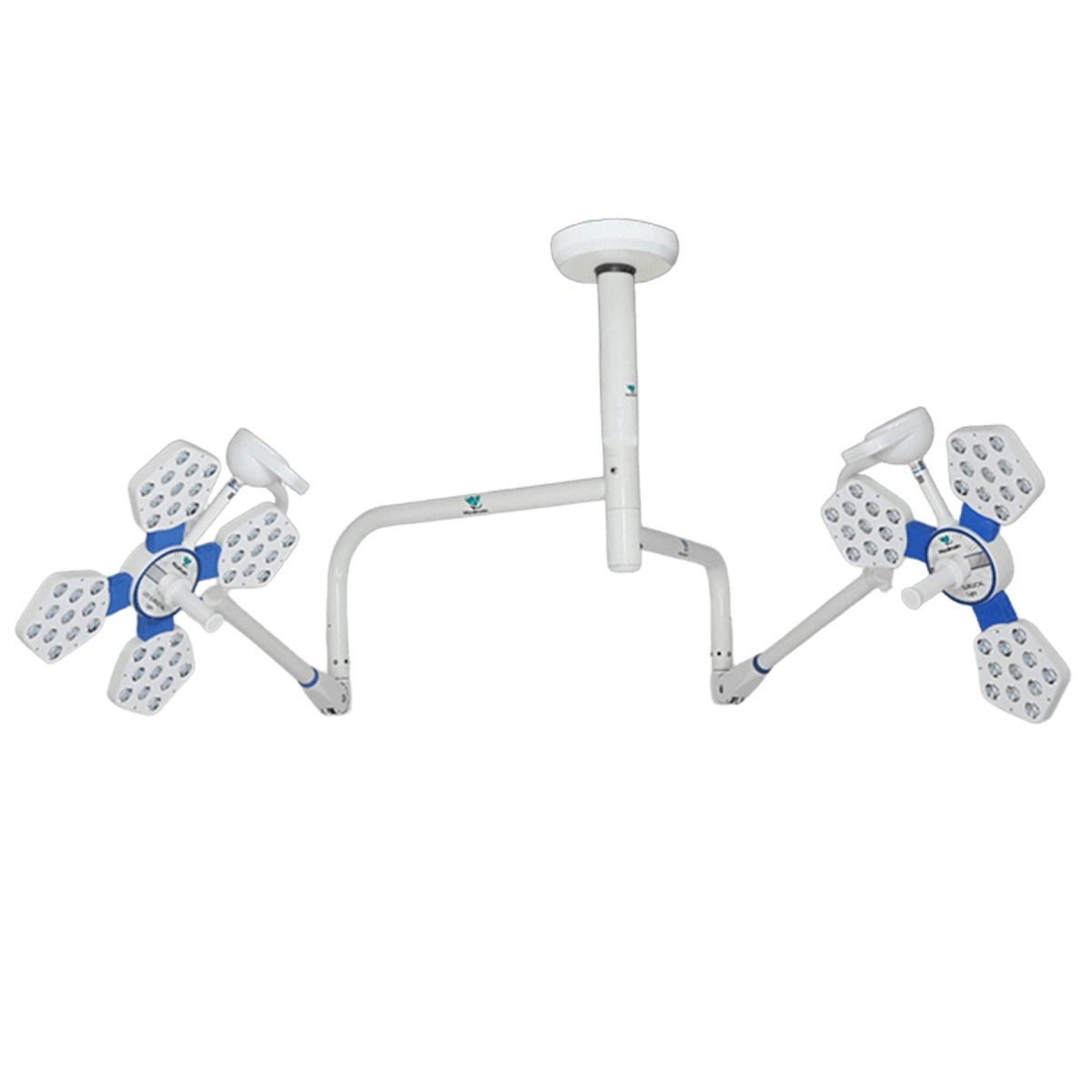 Double Dome LED 44+33 LED Surgical OT Light | Ceiling Mounted Operating Light : OSSIO 403