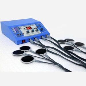 4 Channel TENS Electrotherapy Pain Relief Machine : BLUE