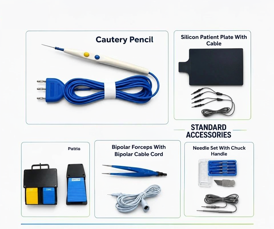 300 Watt Electrosurgical Generator Surgical Cautery Machine : DIGI SMART - Image 5