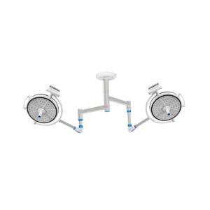 Double Dome 80+80 LED Surgical OT Light | Ceiling Mounted Operating Light : STRIVE GLOW