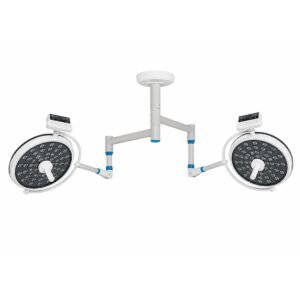 Double Dome 48+48 LED Surgical OT Light | Ceiling Mounted Operating Light : STRIVE AURA