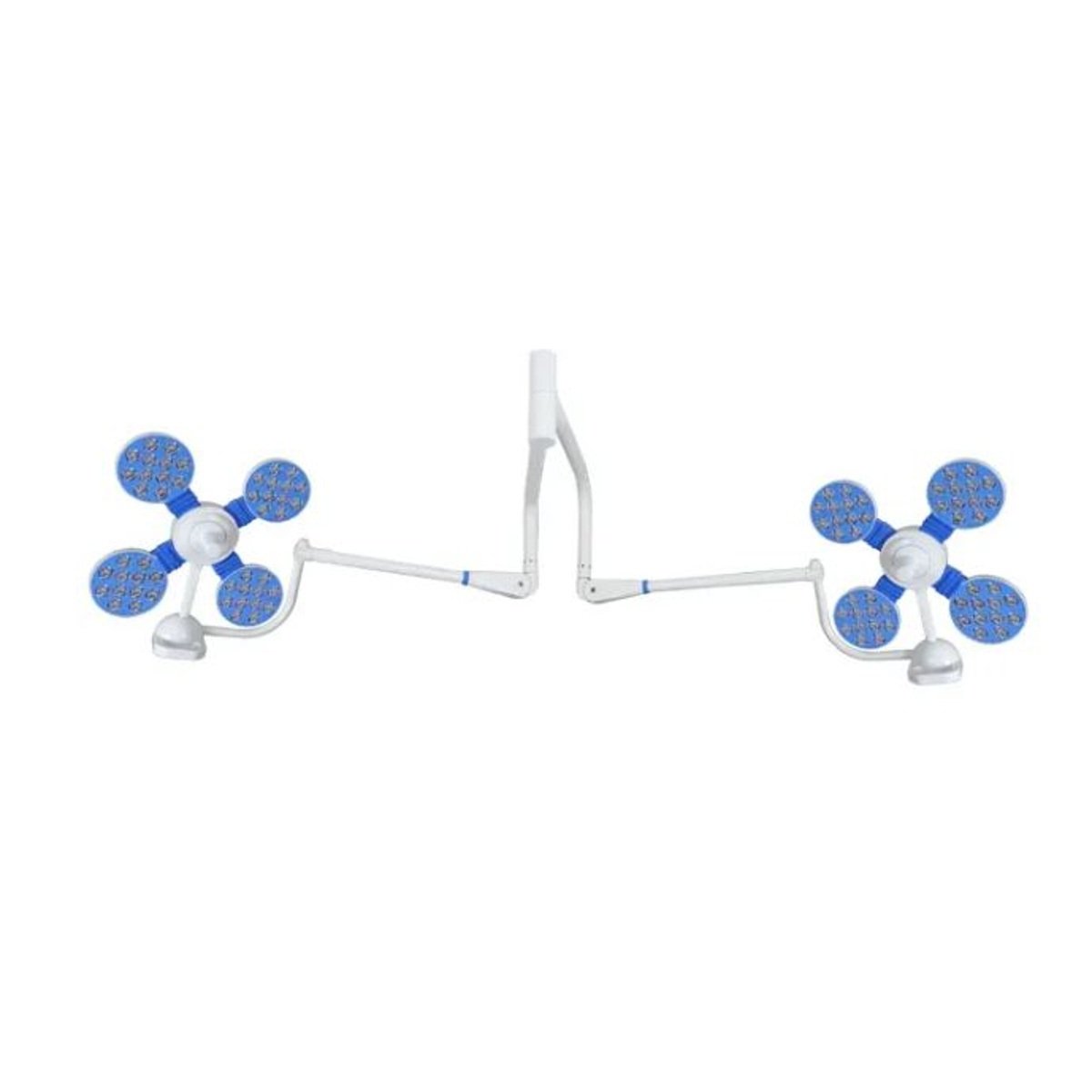 Double Dome 48+48 LED Surgical OT Light | Ceiling Mounted Operating Light : ORION 404